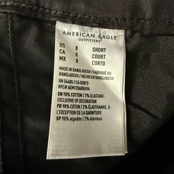 American Eagle Snappy Stretch High-Waisted Baggy Cargo Jogger 8 Short - Picture 8 of 8